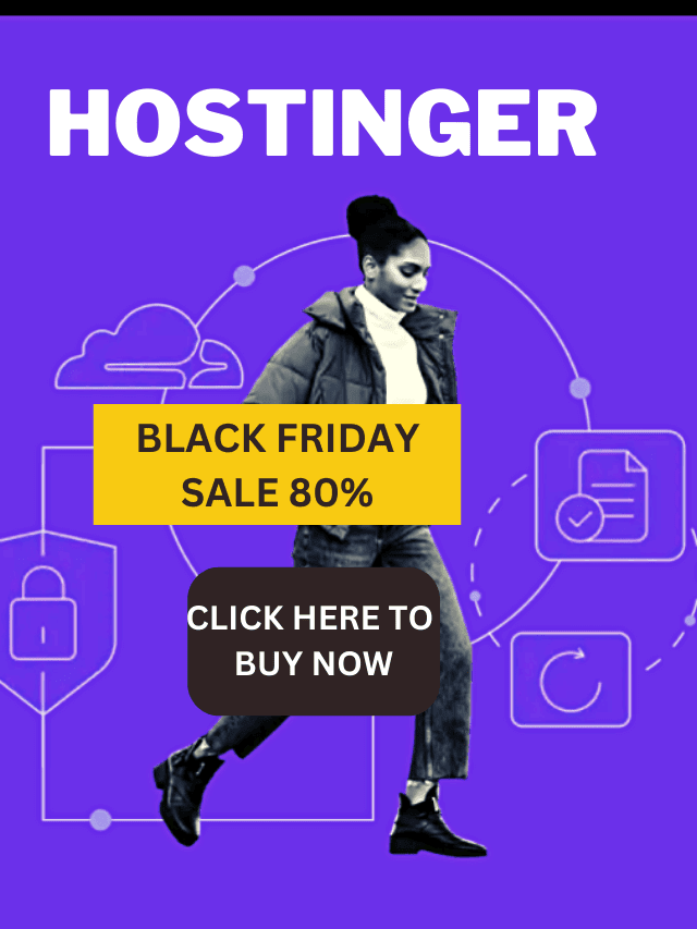 Hostinger black friday sale 85 off on Hostinger premium web hosting